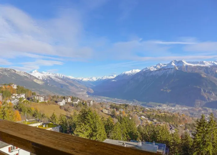 Pied-a-terre In Crans-montana, Pool And View - Swiss Alps Apartment