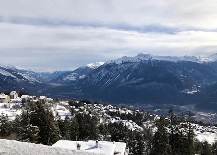 Apartment Pied-a-terre In Crans-montana, Pool And View - Swiss Alps